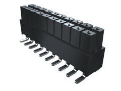 Samtec Conector Hembra Para PCB Serie IPS1, De 20 Vías En 2 Filas, Paso 2.54mm, 1,095 KV, 775 V, Montaje En Orificio