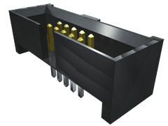 Samtec ESHF Series Straight Surface Mount PCB Header, 10 Contact(s), 1.27mm Pitch, 2 Row(s), Shrouded