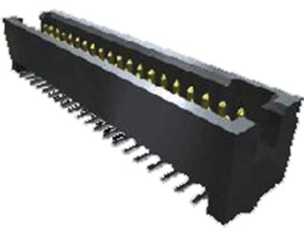 Samtec TFM Leiterplatten-Stiftleiste Gerade, 10-polig / 2-reihig, Raster 1.27mm, Kabel-Platine, Lötanschluss-Anschluss,