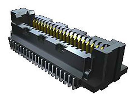 Samtec Conector Hembra Para PCB Serie SS5, De 60 Vías En 2 Filas, Paso 0.5mm, 1.6A, Montaje Superficial, Para Soldar