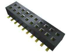 Samtec CLP Series Straight Surface Mount PCB Socket, 20-Contact, 2-Row, 1.27mm Pitch, Solder Termination