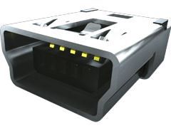 Samtec Conector USB MUSB-05-S-B-SM-A-TR, Hembra, Montaje Superficial, Versión 2.0, 30,0 V., MUSB