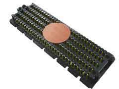 Samtec SEAM Series Straight Surface Mount PCB Header, 400 Contact(s), 1.27mm Pitch, 8 Row(s), Shrouded