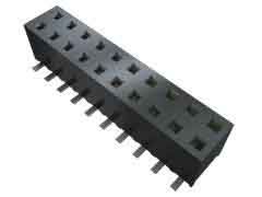 Samtec MMS Series Straight Through Hole Mount PCB Socket, 50-Contact, 2-Row, 2mm Pitch, Solder Termination