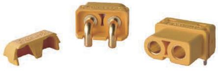 RS PRO Buchse Leistungssteckverbinder, Buchse, 2P, Gold, 45A, 500 V Dc