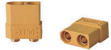 RS PRO Buchse Leistungssteckverbinder, Buchse, 2P, Gold, 40A, 500 V Dc