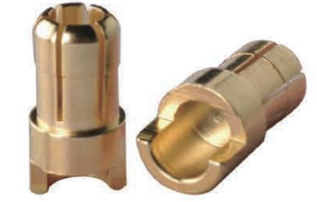 RS PRO Stecker Leistungssteckverbinder, Stecker, Gold, 60A