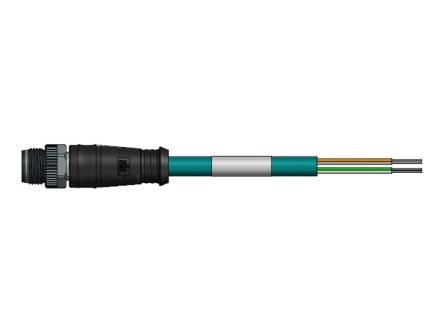 Molex 120108 Konfektioniertes Sensorkabel Stecker Gerade / Offenes Ende, Länge 5m