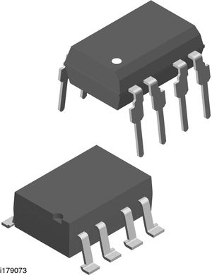 Vishay THT Optokoppler DC-In / Phototransistor-Out, 8-Pin DIP, Isolation 5,3 KV Eff