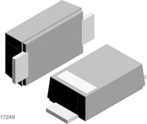Vishay Schaltdiode Einfach 1.5A 1 Element/Chip SMD 1000V DO-219AB 2-Pin