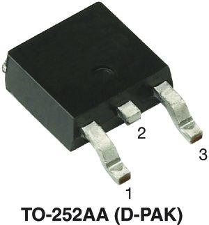 Vishay SMD Diode, 1200V / 8A, 3 + Tab-Pin D-PAK (TO-252AA)