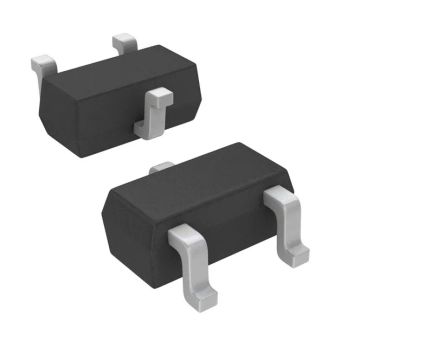 Vishay TrenchFET SI1021R-T1-GE3 P-Kanal, SMD MOSFET 60 V / 190 A, 3-Pin SC-75