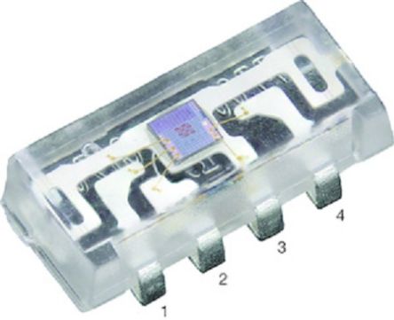 Vishay Circuit Intégré Capteur De Lumière VEML7700-TR, Lumière Ambiante 4 Broches I2C