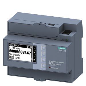 Siemens Compteur D'énergie SENTRON PAC2200, 3 Phases, 1 MΩ, 5 A, 65 Hz, 400 V Ac