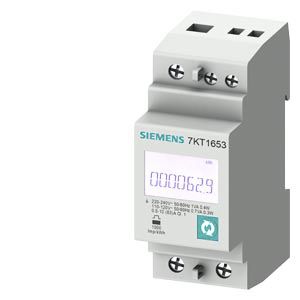 Siemens Medidor De Energía Serie SENTRON PAC1600, Display LCD, 1 Fase