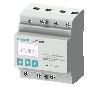 Siemens Compteur D'énergie SENTRON PAC1600, 3 Phases, 66 Hz, 80 A, 400 V Ac