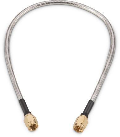 Wurth Elektronik Cable Coaxial, 50 Ω, Con. A: SMA, Macho, Con. B: SMA, Macho, Long. 152.4mm Blanco