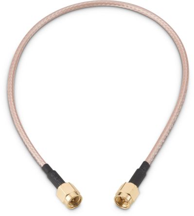 Wurth Elektronik Câble Coaxial, RG316, SMA, / SMA, 304.8mm, Blanc