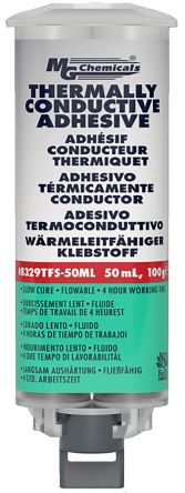 MG Chemical Adhésif Thermique 8329 TFS, Liquide Cartouche Double 50 Ml