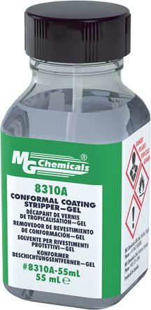MG Chemical Dissolvant De Vernis De Protection Transparent, Bouteille 55 Ml Pour CI