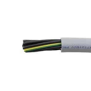 Alpha Wire Control Cable, 5 Cores, 1 Mm², YY, Unscreened, 100m, Grey PVC Sheath