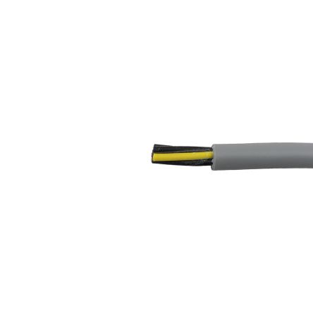 Alpha Wire Cable De Control De 9 Núcleos, 0.5 Mm², Ø Ext. 8.51mm, Long. 50m, 300/500 V, Pirorretardante, Funda De PVC