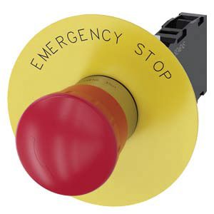 Siemens SIRIUS ACT Series Twist Release Emergency Stop Push Button, 22mm Cutout, SPDT