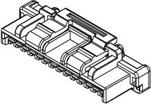 Molex Steckverbindergehäuse Buchse 1.5mm, 2-polig / 1-reihig, Kabelmontage Für 502579 Crimp-Anschlussklemme Für