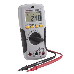 Megger AVO210 Handheld Digital Multimeter, True RMS, 10A Ac Max, 10A Dc Max, 750V Ac Max - UKAS Calibrated