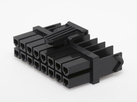 Molex MiniFit Steckverbindergehäuse Stecker 4.2mm, 16-polig / 2-reihig, Kabelmontage Für Mini-Fit TPA2-Halterung