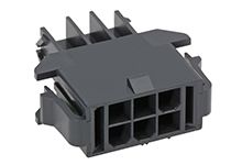 Molex MiniFit Steckverbindergehäuse Buchse 4.2mm, 24-polig / 2-reihig, Tafelmontage Für Mini-Fit TPA2-Halterung 172709,