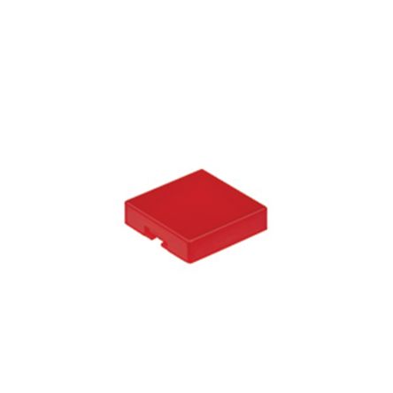 NKK Switches Drucktaster-Kappe Typ Quadratische Transparente Abdeckung Rot Für Leuchtdrucktaster Serie UB 12 X 12 X 3mm