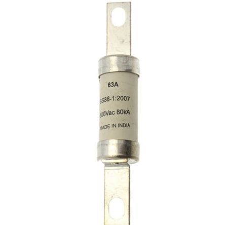 Eaton Bussmann Sicherung Mit Schraublaschen, 250 V Dc, 500V Ac / 63A, GG BS88, IEC 60269, Lochabstand 97mm