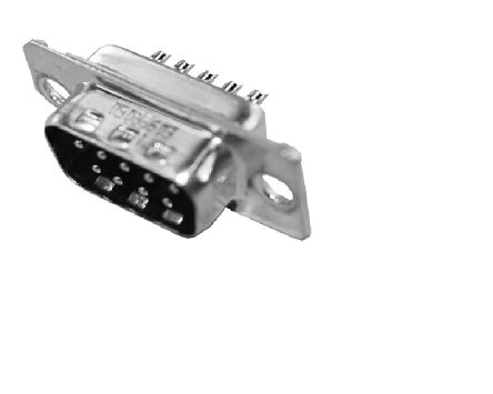 Amphenol ICC Connecteur Sub-D Femelle 9 Voies Montage Sur Câble Droit