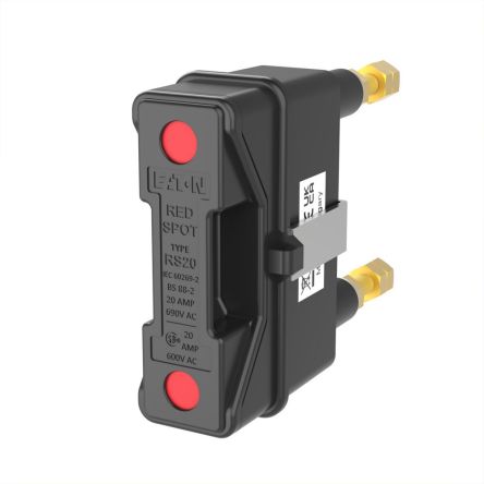 Eaton 20A Rail Mount Fuse Holder for A1 Fuse, 1P, 690V ac