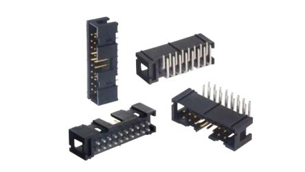 Amphenol Communications Solutions Quickie Leiterplatten-Stiftleiste Gerade, 8-polig / 2-reihig, Raster 2.54mm,