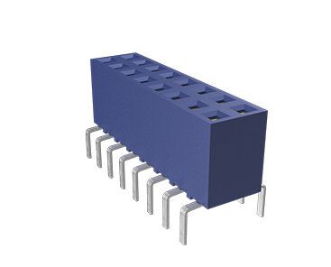 Amphenol Communications Solutions Dubox Leiterplattenbuchse Gerade 16-polig / 1-reihig, Raster 2.54mm