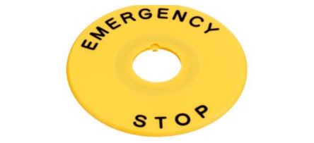 Idec XA Beschriftungsplatte Emergency Stop