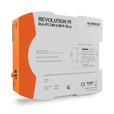 Revolution PI Module D'extension Pour Automate Pour RevPi Connect(+)