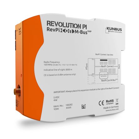 Revolution PI PLC-Erweiterungsmodul Für RevPi Connect(+), 110,5 X 22,5 X 96 Mm
