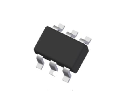 DiodesZetex DMC2057UVT-7 N/P-Kanal Dual, SMD MOSFET 20 V / 4 A, 3,3 A 1,1 W, 6-Pin TSOT-26
