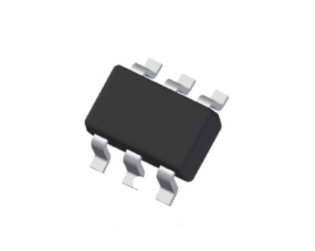 DiodesZetex MOSFET DMC2057UVT-7, VDSS 20 V, ID 4 A, 3,3 A, TSOT-26 De 6 Pines, 2elementos