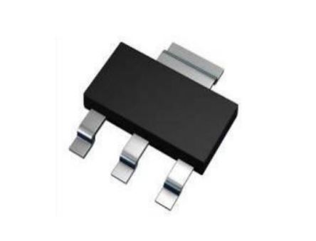 DiodesZetex P-Channel MOSFET, 250 MA, 450 V, 3-Pin SOT-223 Diodes Inc DMP45H150DHE-13