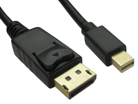 RS PRO DisplayPort-Kabel A Stecker DP (DisplayPort) Mini B Display-Anschluss - Stecker, 3m 1080p Max. PVC