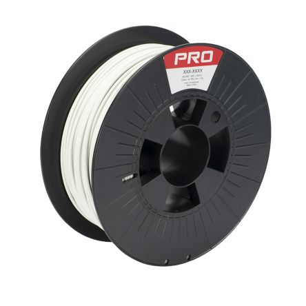 RS PRO PLA (Matt) 3D-Drucker Filament Zur Verwendung Mit Gängige Desktop-3D-Drucker, Weiß, 2.85mm, FDM, 1kg