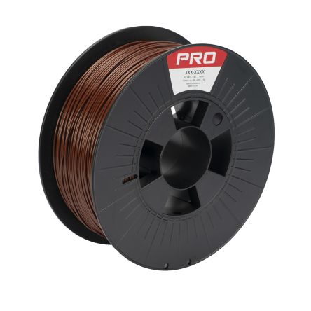 RS PRO Filament Pour Imprimante 3D, PLA, Ø 1.75mm, Marron, 1kg, FDM