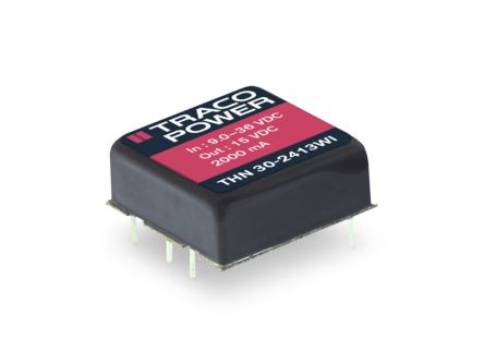 TRACOPOWER THN 30WI DC/DC-Wandler 30W 48 V Dc IN, 5V Dc OUT / 6A 1.6kV Dc Isoliert
