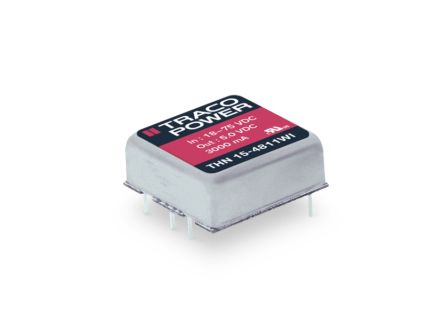 TRACOPOWER THN 15WI DC/DC-Wandler 15W 24 V Dc IN, ±12V Dc OUT / ±625mA 1.6kV Dc Isoliert