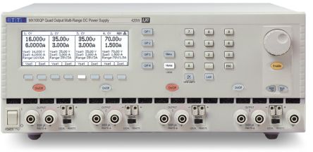 Aim-TTi MX Series Digital Bench Power Supply, 0 → 35V, 0 → 3A, 4-Output, 420W - RS Calibrated