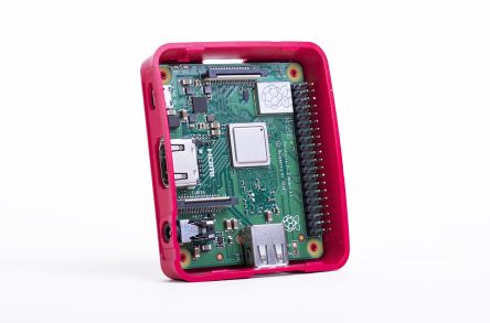 Raspberry Pi ABS Case For Use With 3 Model A+ In Red, White